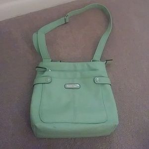 Mint green purse